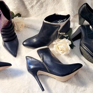 Elegant Black and White Women's Heels